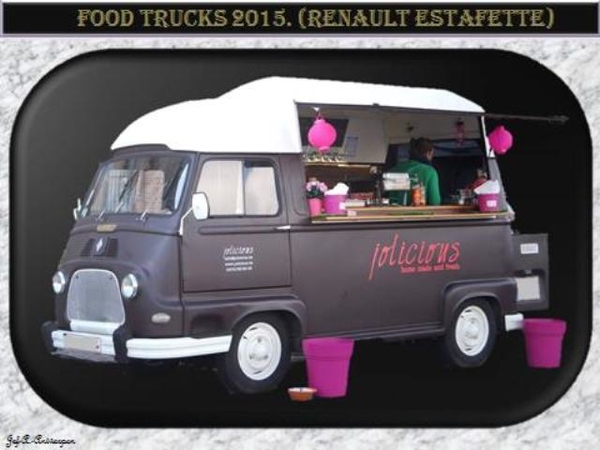 Antwerpen, Old-Timmers, Food Trucks, Renault Estafette