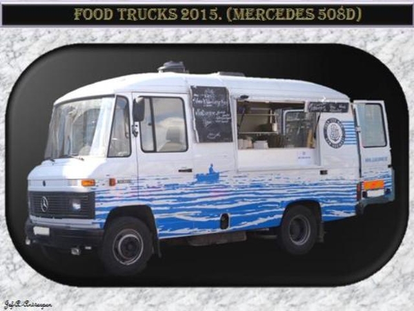 Antwerpen, Old-Timmers, Food Trucks, Mercedes 508D