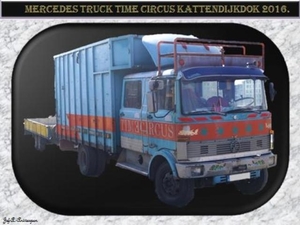 Mercedes Truck Time Circus Kattendijkdok Oostkaai 2016.