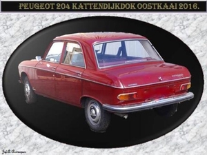 Peugeot 204 Kattendijkdok Oostkaai 2016.