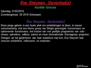 Eva Steynen. Deviation(s).