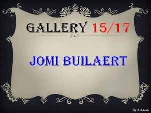 Gallery 15/17, Jomi Builaert.