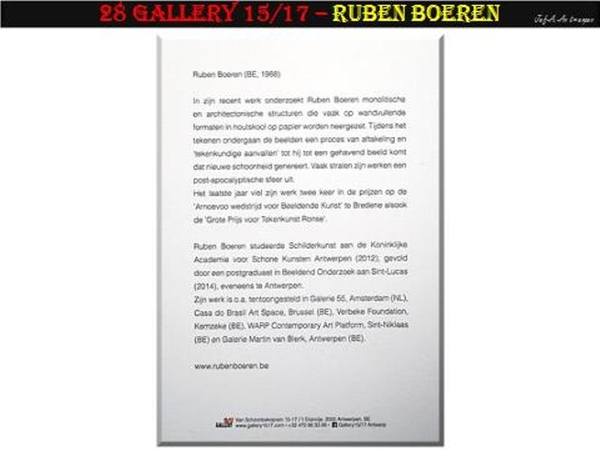 Antwerpen, Vernisagge, Gallery 15/17, Ruben Boeren,