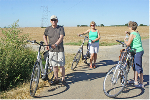 Eerste fietsdag van Fontenay le Comte naar Damvix