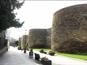 Lugo Romeinse muur