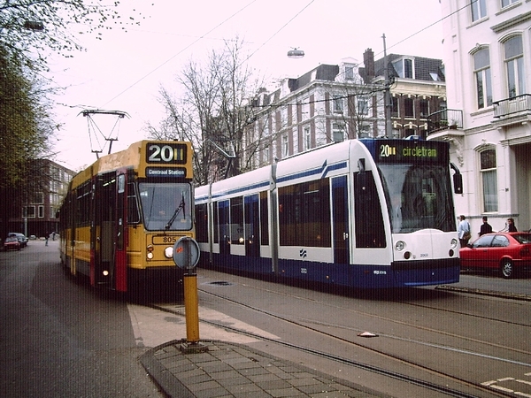 GVB 805+2003 Amsterdam Parklaan