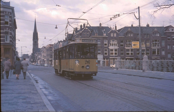 479, lijn 16, Goudse Rijweg, 1967 (foto J. Oerlemans)
