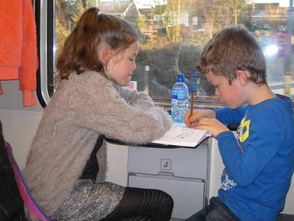 25) Op de trein naar Eppegem