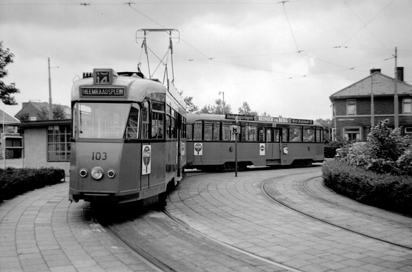 103, lijn 14, Molenlaan, 15-6-1956 (foto J. Oerlemans)