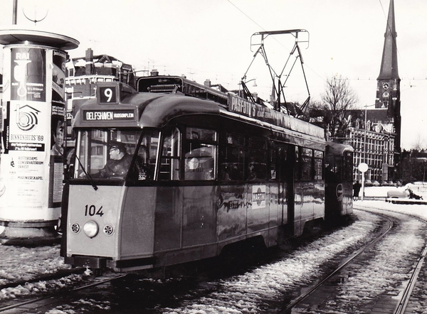 104, lijn 9, Proveniersplein, 10-2-1969