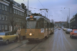 109, lijn 6, Huygensstraat, 5-2-1981 (foto H. Wolf)