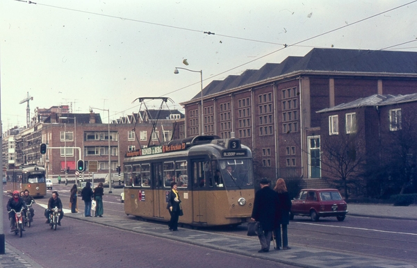 1, lijn 3, Boezemweg, 21-3-1974 (dia R. van der Meer)