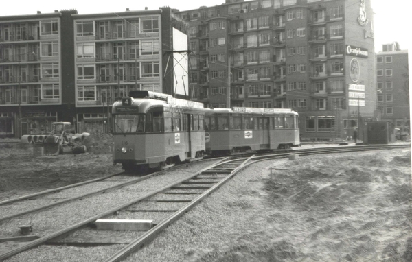 116, lijn 4, Blaak, 27-8-1967 (foto W.J. van Mourik)
