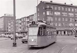 2, uitrukkende lijn 3, Oostplein, 8-3-1974