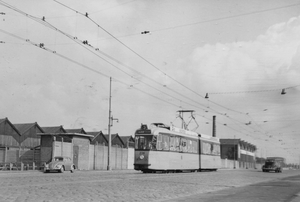236, lijn 3, Stadionweg, 10-10-1957 (foto J. Niehorster)