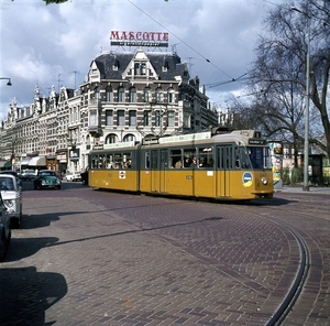 240, lijn 1, West-Kruiskade, 14-4-1969 (dia A. van Donselaar)