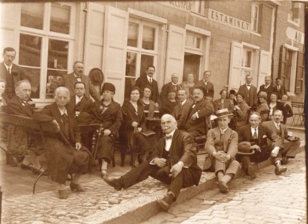foto soc kring cercle d'tudes litho 21 08 1927 banquet  wolvert