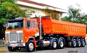 SCANIA-140 EXCESSO LATERAL