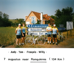 7 augustus naar Ronquieres (134 Km)