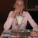 243) Jana met haar milkshake