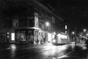 1, lijn 22, Zaagmolenstraat, 29-12-1956 (foto H. Kaper)