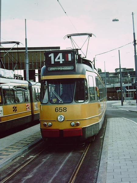 GVBA 658 Amsterdam station Sloterdijk