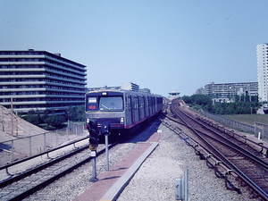 GVBA metro Amsterdam Gaasperplas