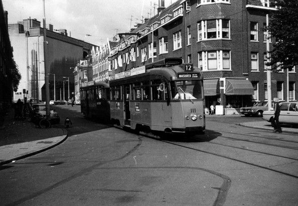 111, lijn 12, Gaesbeekstraat, 29-5-1974 (T. van Eijsden)