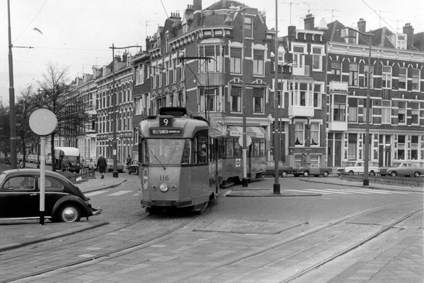 116, lijn 9, Proveniersplein, 21-10-1968