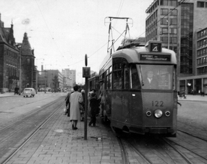122, lijn 4, Coolsingel, 3-11-1960 (T. van Eijsden)