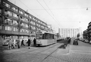 231, lijn 3, Stadhoudersweg, 9-2-1957 (H. Kaper)