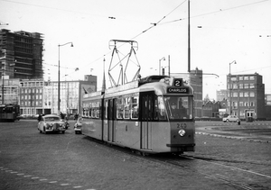 240, lijn 2, Hofplein, 15-12-1957 (H. Kaper)