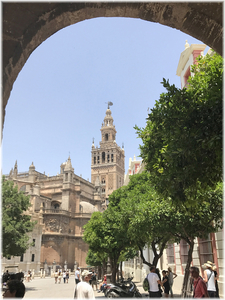 Sevilla kathedraal Giralda-toren van Alcazar