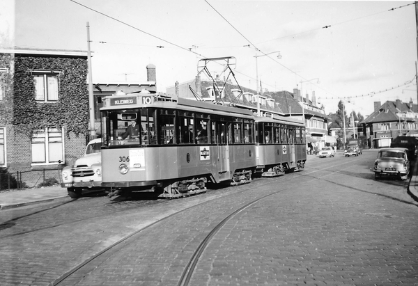 306,lijn 10, Kleiweg, 27-9-1964 (foto E.J. Bouwman)