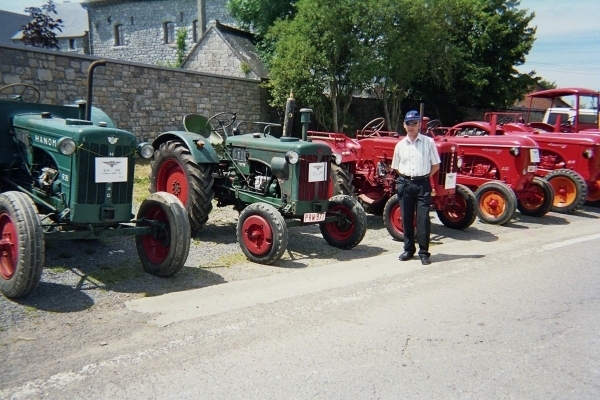 tractor en man 1955