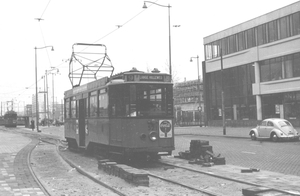 521, lijn 9, Weena, 21-3-1964 (T. van Eijsden)