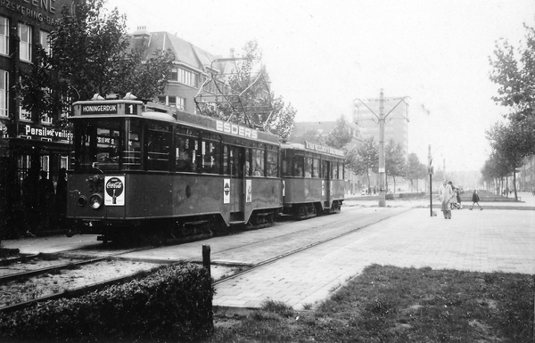 532, lijn 1, Schiekade, 17-10-1954 (E.J. Bouwman)