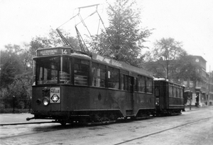 546, lijn 14, Heemraadsplein, 25-4-1949 (P.E. van Gaart)