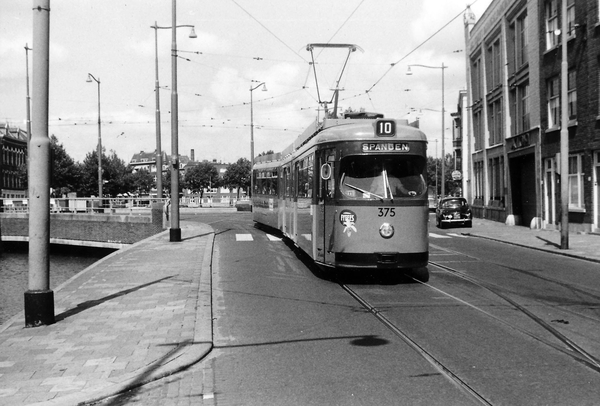 375, lijn 10, Linker Rottekade, 27-6-1965 (foto H. van Meel)