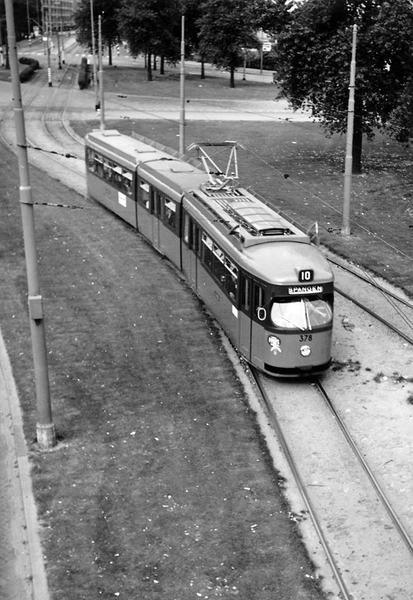 378, lijn 10, Groenendaal, 29-6-1965 (foto H. Kaper)
