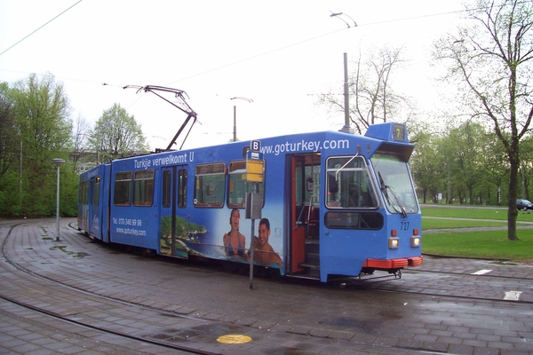 727 met reclame voor TURKIJE