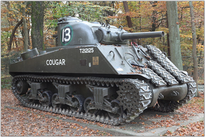 De Sherman M4, tank.