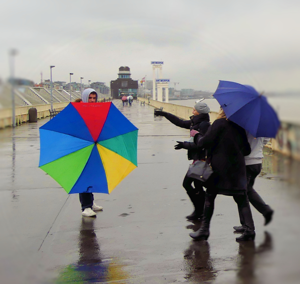 umbrella wrestling Noorderterras Antwerpen