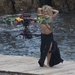 Shakira - wearing a bikini top on the set of a commercial in Spai