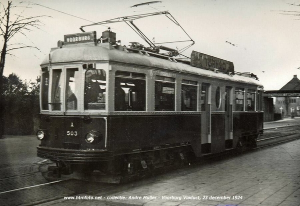 De Blauwe Tram, splinternieuwe Kleine Budapester A503 in 1924