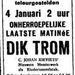 Advertentie van 31 december 1921 in Het Vaderland.