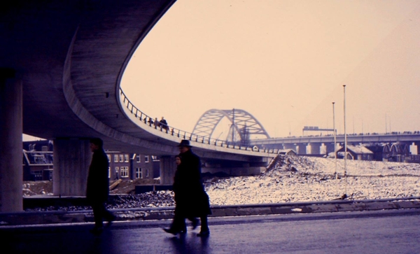 Opening van de eerste van Brienenoordbrug 1965