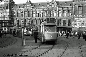 585 In 1968 een rustig momentje op het Centraal Station,