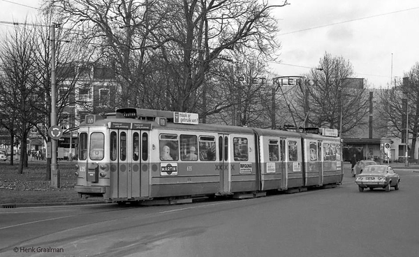 1971.Stuurstromer 635 doet dienst op lijn 10.
