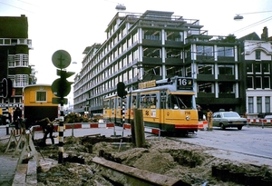 GVB 716 Amsterdam Vijzelstraat, tweede helft jaren 70.